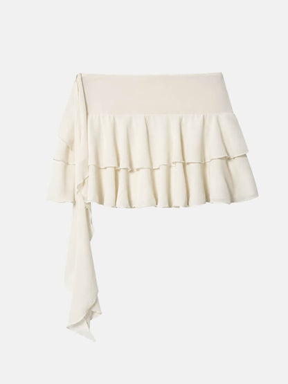 Flowy Tiered Mini Skirt