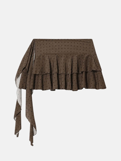 Flowy Tiered Mini Skirt