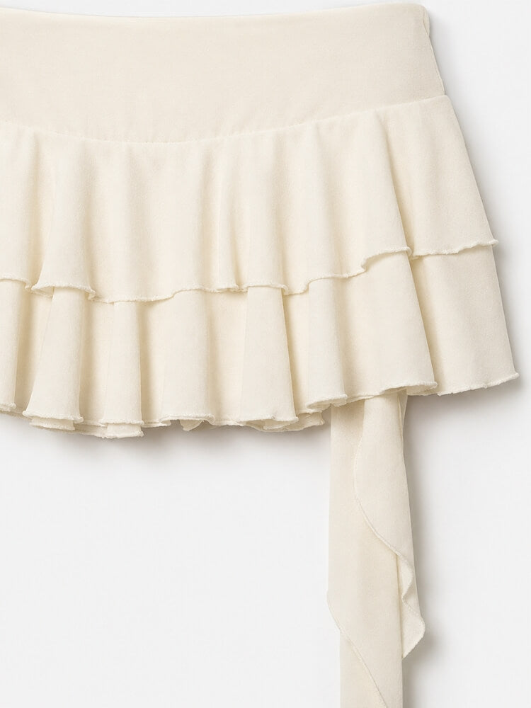 Flowy Tiered Mini Skirt