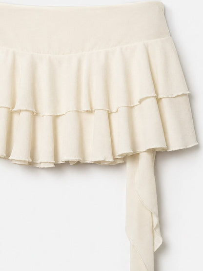 Flowy Tiered Mini Skirt