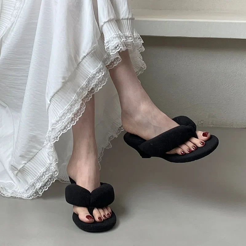 Fluffy Flip Flops