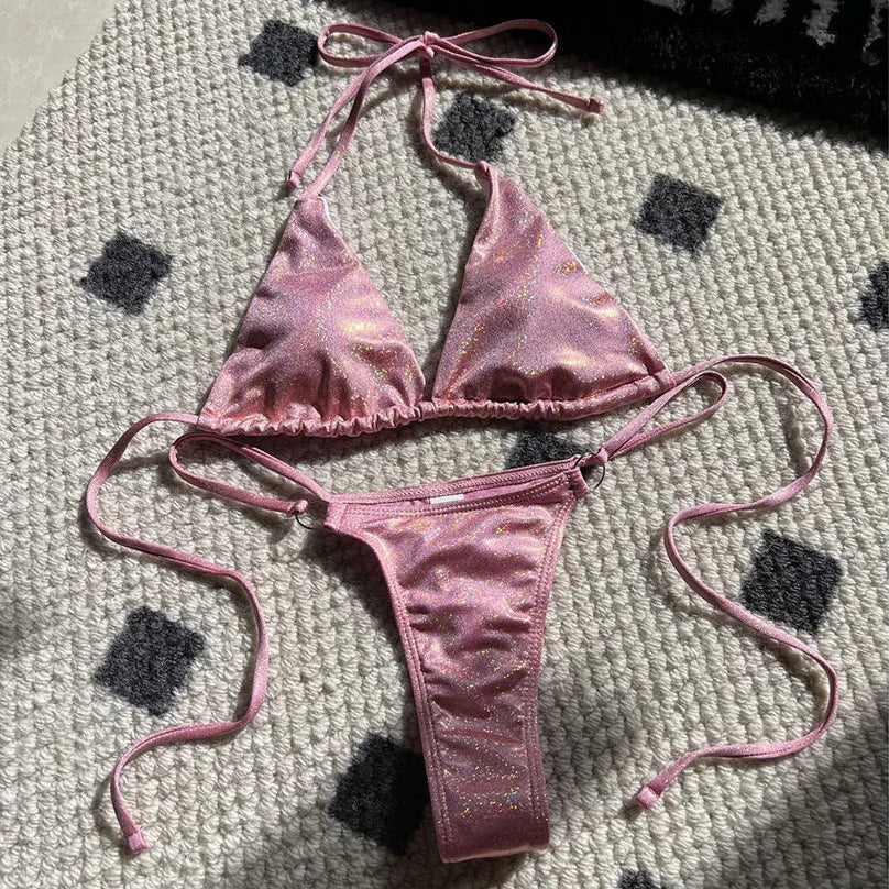 Glitter Bikini Set