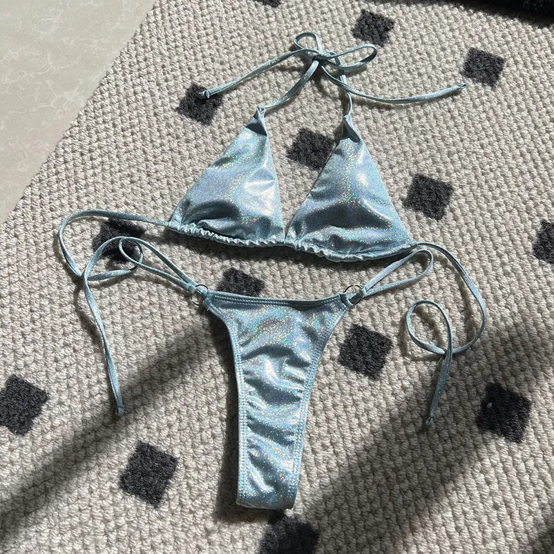 Glitter Bikini Set
