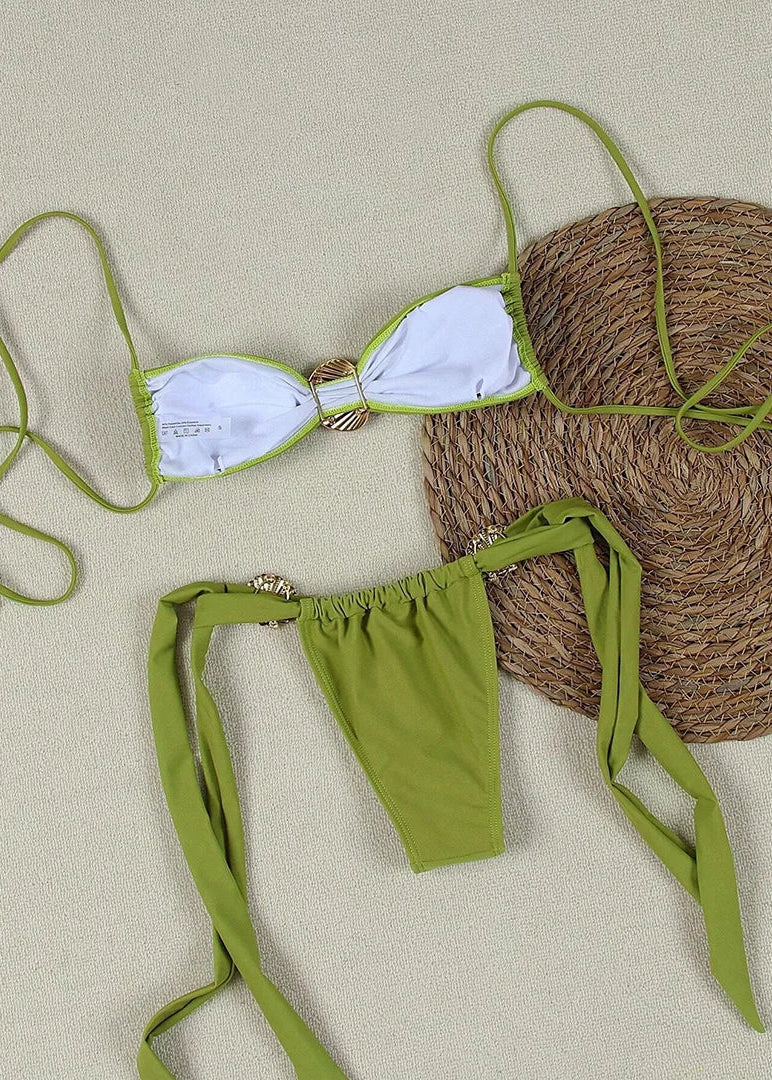 Gold Shell Bikini Set