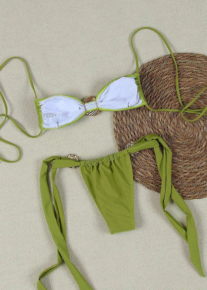 Gold Shell Bikini Set