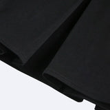 Gothic Buckle Pleated Mini Skirt