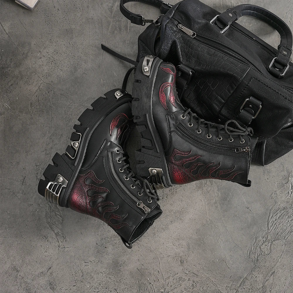 Goth Chunky Platform Boots