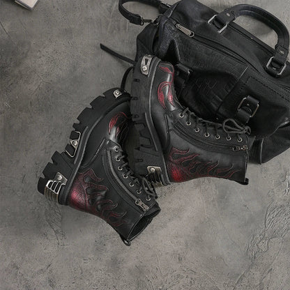 Goth Chunky Platform Boots