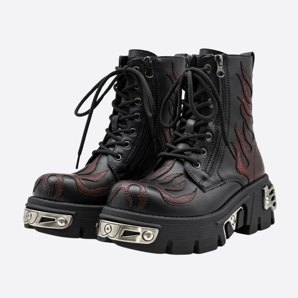Goth Chunky Platform Boots