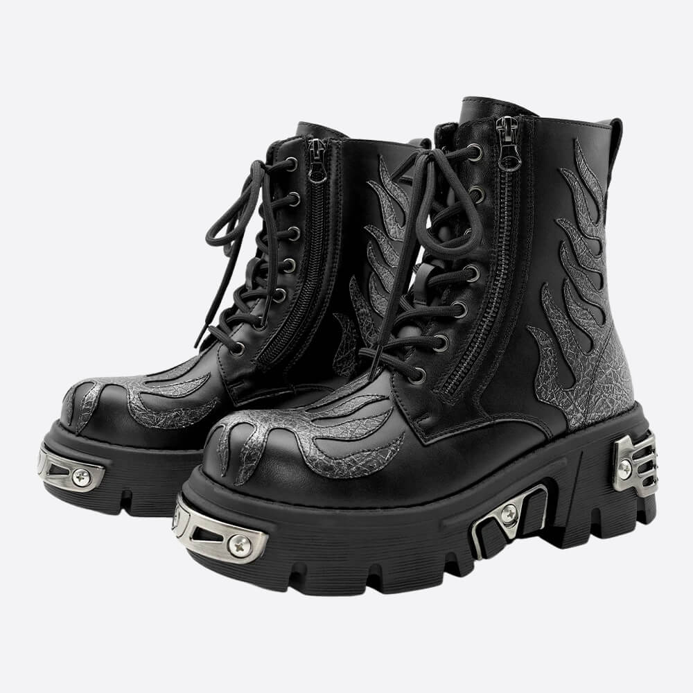Goth Chunky Platform Boots