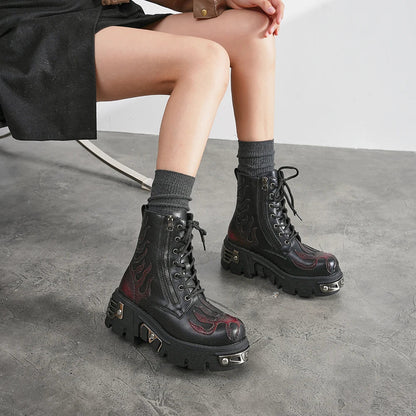 Goth Chunky Platform Boots