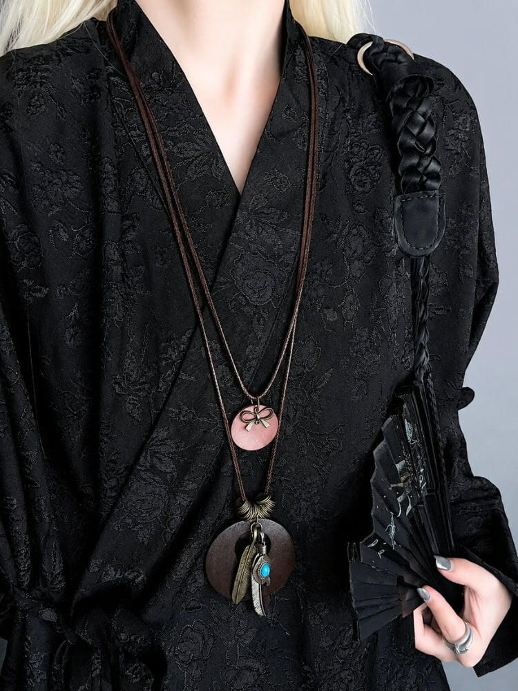 Goth Kimono Blouse