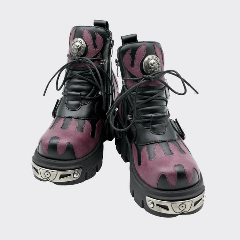 Goth Platform Ankle Boots