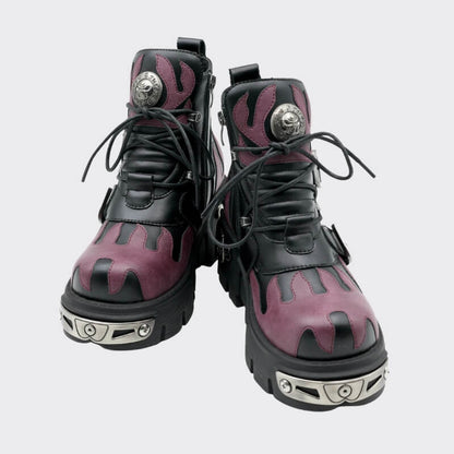 Goth Platform Ankle Boots