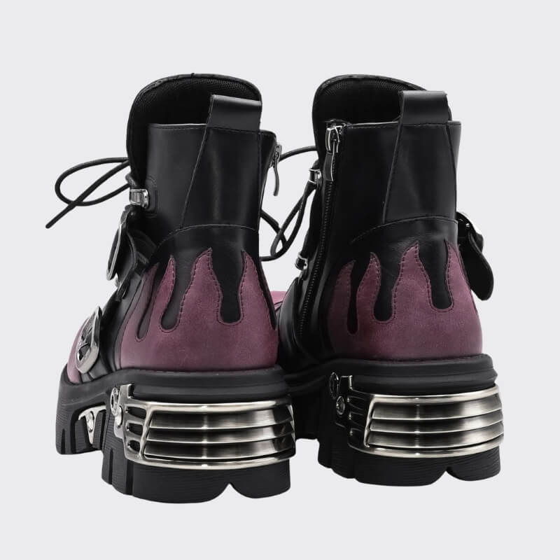 Goth Platform Ankle Boots