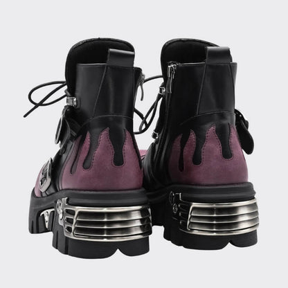 Goth Platform Ankle Boots