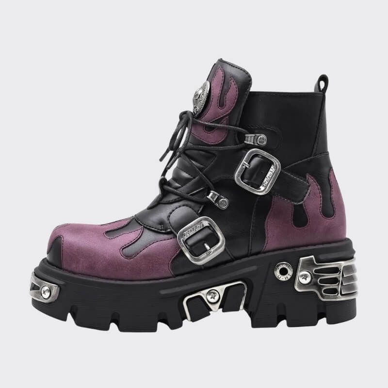Goth Platform Ankle Boots