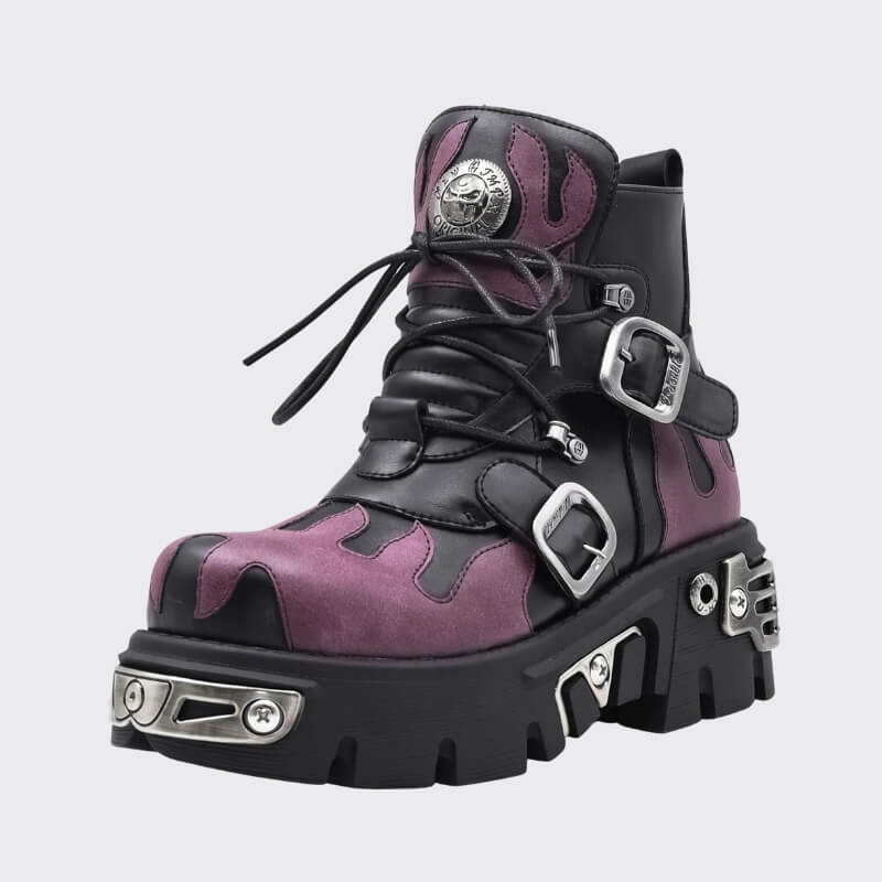 Goth Platform Ankle Boots