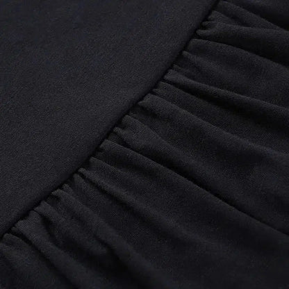 Gothic Ruffled Mini Skirt