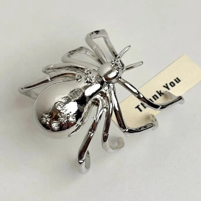 Goth Spider Bracelet & Ring