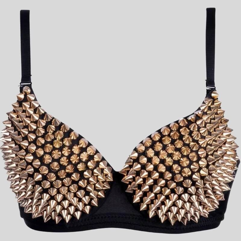 Goth Spike Bra
