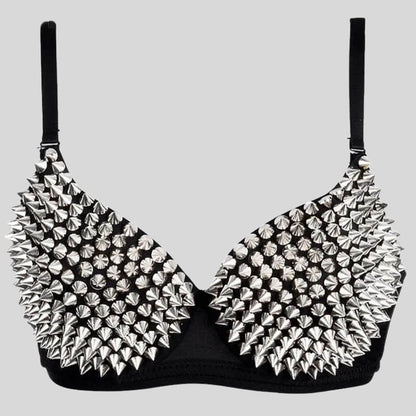 Goth Spike Bra