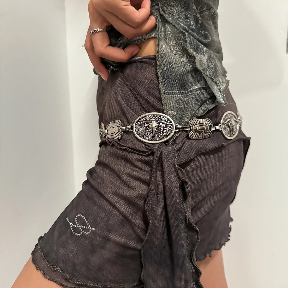 Grunge Concho Belt