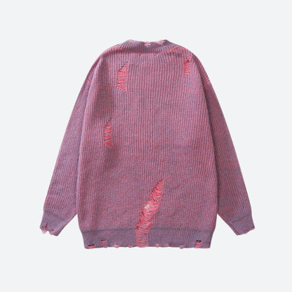 Grunge Distressed Knitted Sweater