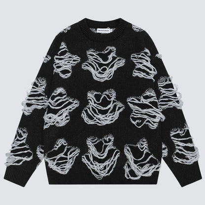 Grunge Distressed Sweater