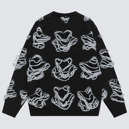 Grunge Distressed Sweater