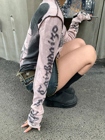 Grunge Harajuku Top