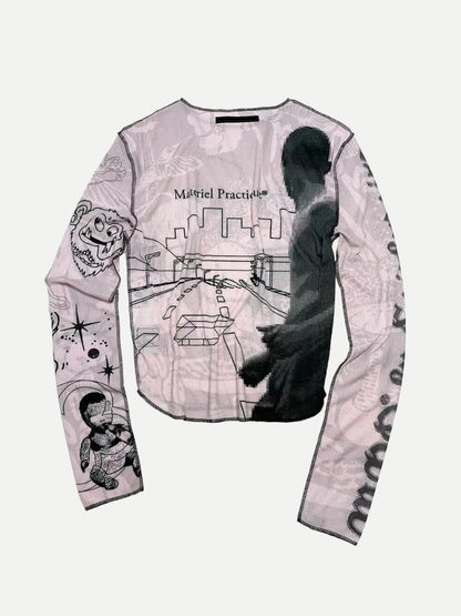 Grunge Harajuku Top
