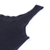Patchwork Color Block Crop Tank Top