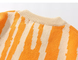 Zebra Pattern Retro Sweater