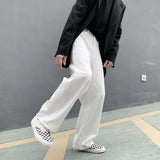 Loose Fit White Denim Jeans