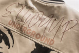 Vintage Band Leather Varsity Jacket