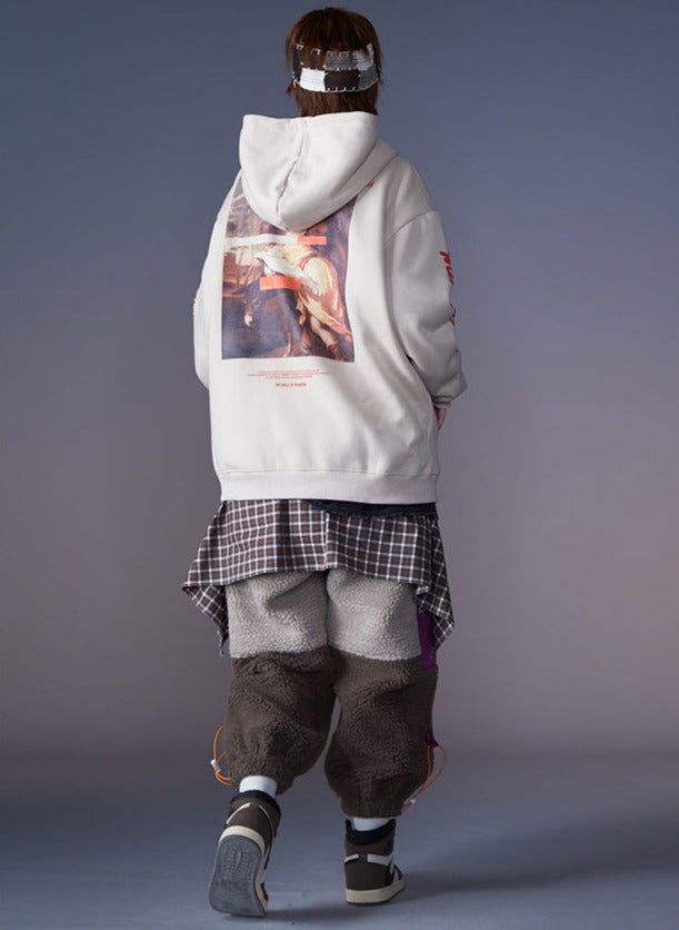 Angel Graphic Print Hoodie