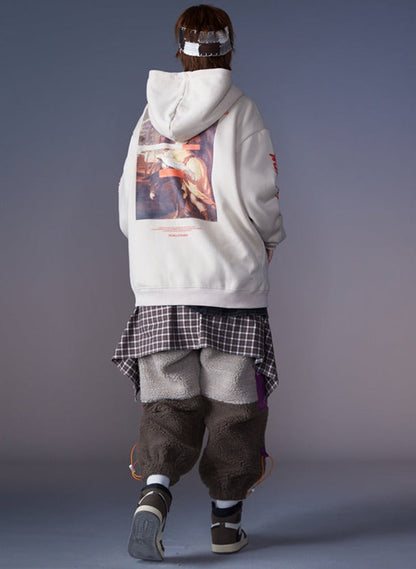 Angel Graphic Print Hoodie