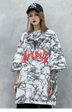 Y2K Streetwear Dark Oversize Hip Hop T-Shirt