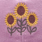 Sunflower Embroidered Cap