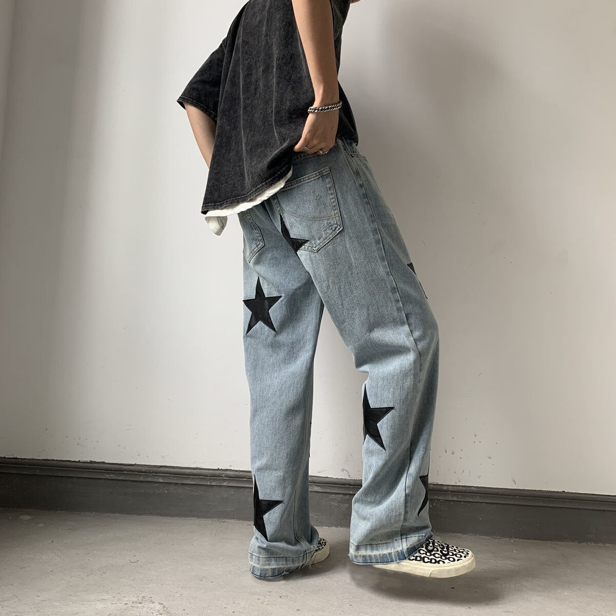 All Over Star Denim Jeans
