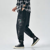 Loose Solid Cargo Pants