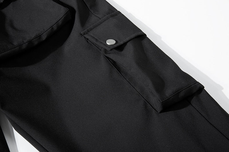 Side Breasted Cargo Pants