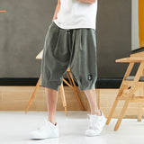 Calf-Length Casual Baggy Shorts