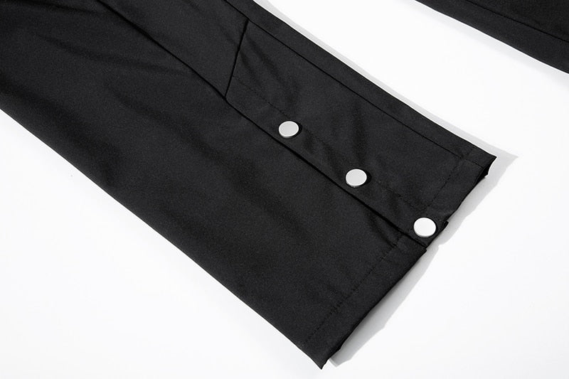 Side Breasted Cargo Pants