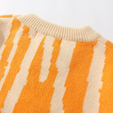 Zebra Pattern Retro Sweater