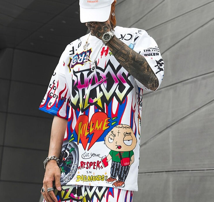 Chaos Cartoon T-shirt