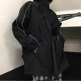 Reflective Black Women's Jacket