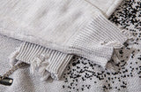 Ripped Chained Sweaters