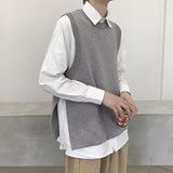 Retro Casual Knitted Vest